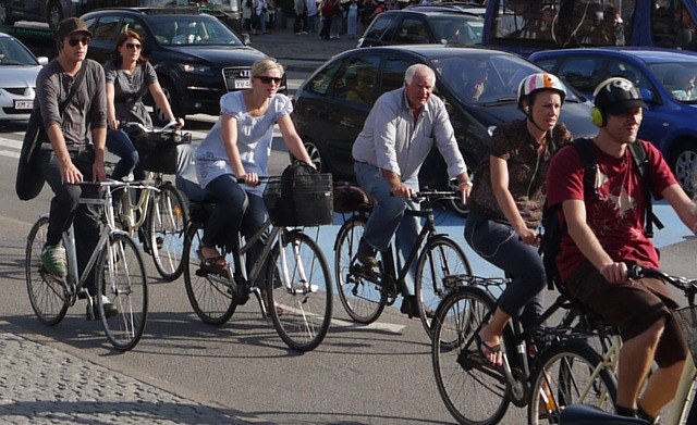 Ciclisti a Copenhagen